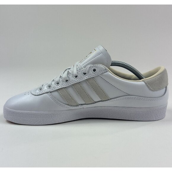 Adidas Lucas Puig Mens 8 White Low Skateboarding Shoes Sneakers Leather HP9753 - Picture 3 of 10